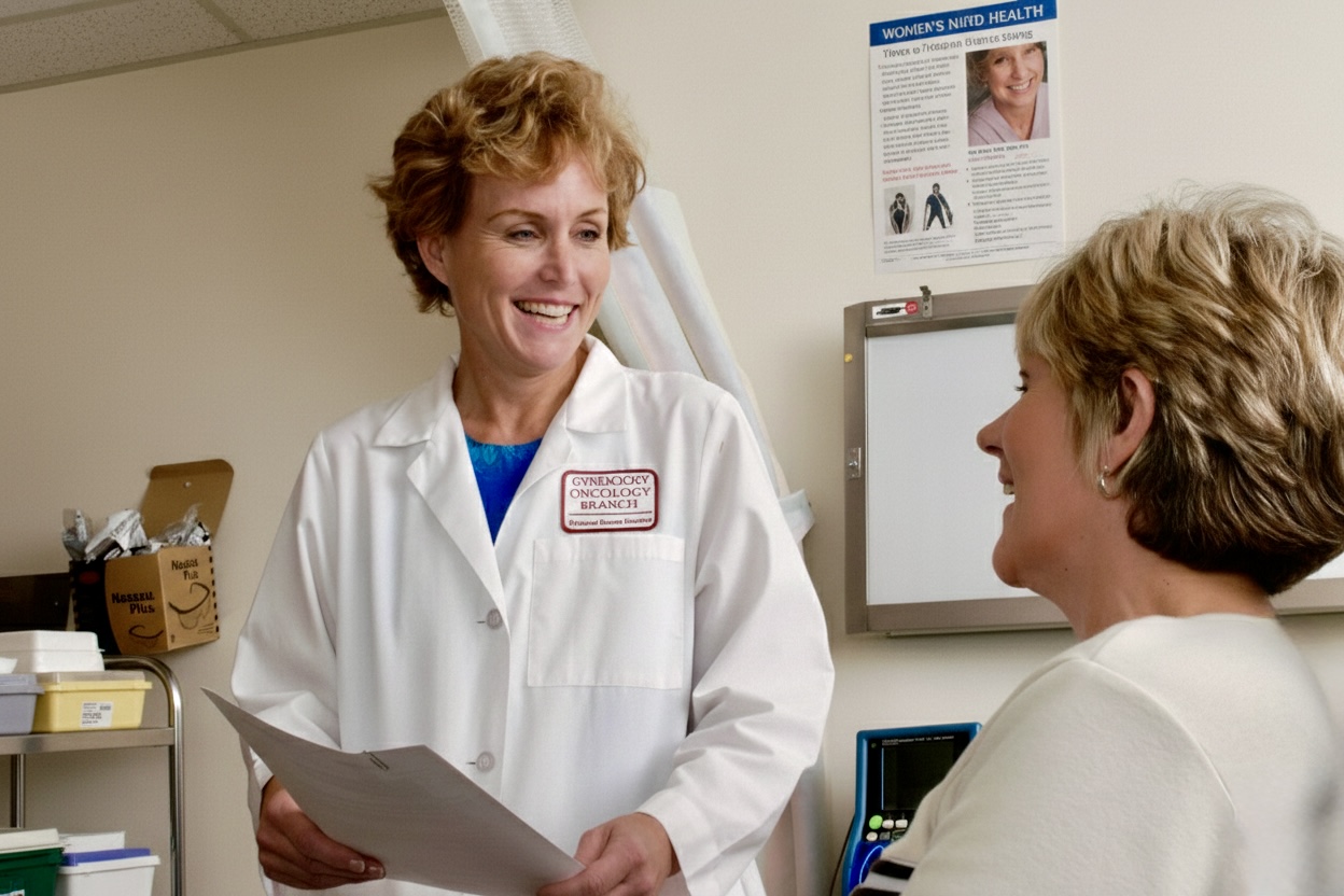 Doctor discussing surgery options with a patient